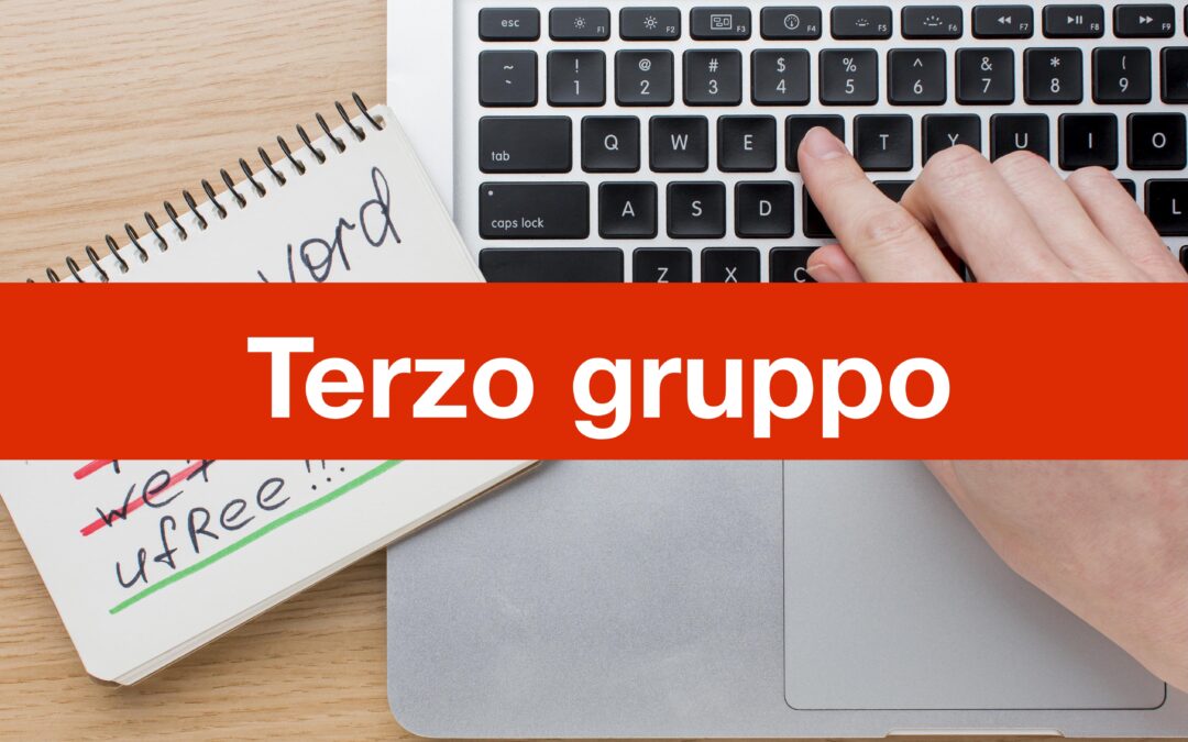 Terzo Gruppo – NUOVI account A.A. 2025 – 2026